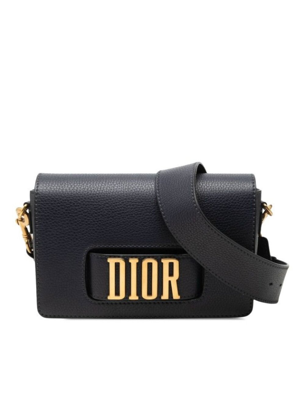 Dior Evolution Crossbody Shoulder Bag Navy Leather